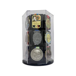 马拉松奖牌展示架运动奖章徽章除尘收纳盒跑步奖牌挂架奖牌展示框