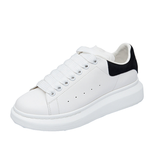 全真皮~小白鞋女2026新款厚底学生ins松糕底内增高休闲韩版爆款