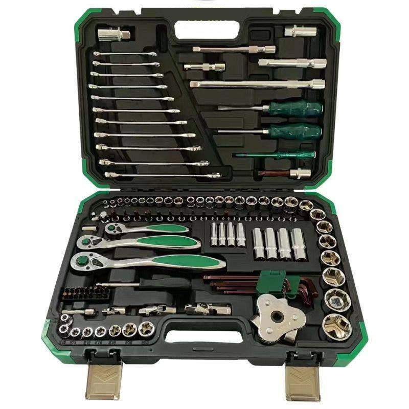 121件套汽修工具套装150组合全套修车套筒扳手件套工具套筒工具