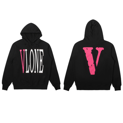 VLONE Staple Hoodle 经典粉色大Logo连帽卫衣 情侣款