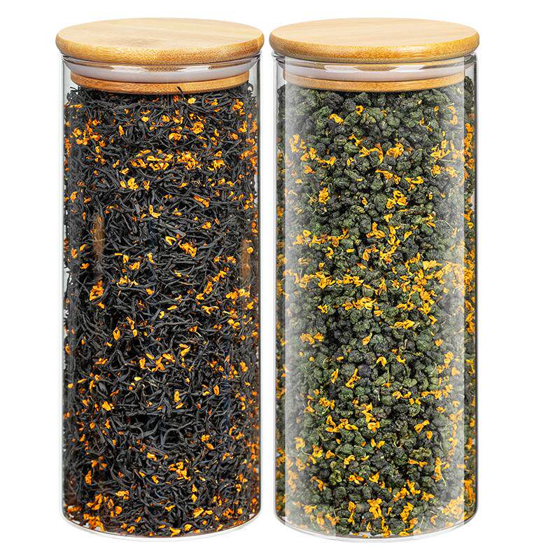 桂花红茶乌龙茶铁观音组合桂花茶