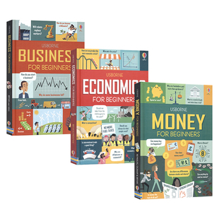Usborne Business Economics Money for Beginners 少年商学院系列 初学者金融/经济/商业/数学 英语百科科普读物 英文原版图书