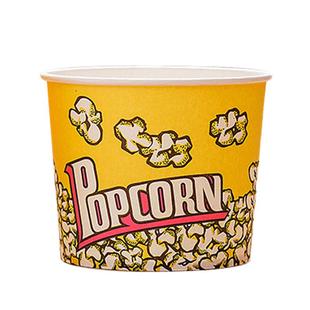 一次性爆米花纸桶爆米花桶包装桶打包袋电影院专用纸桶盒子可定制