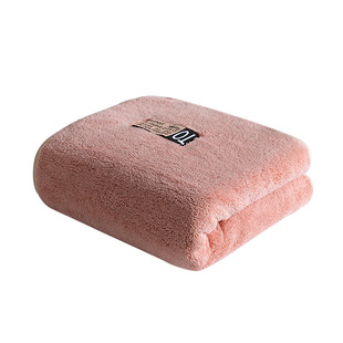 加厚洗脸毛巾珊瑚绒家用柔软超吸水干发巾擦头发面巾带挂绳不掉毛