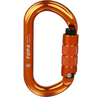拓攀O型自动锁专业攀岩主锁安全钩登山扣螺母快挂扣速降探洞装备