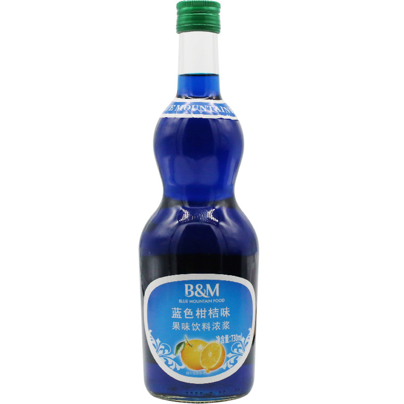 新日期BM香蜜蓝柑果露糖浆730ML