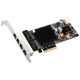 【顺丰包邮】白蜘蛛POE千兆以太网卡工业相机图像采集外接供电 INTEL英特尔I350T4芯片PCE-EX4X1四口1口2口