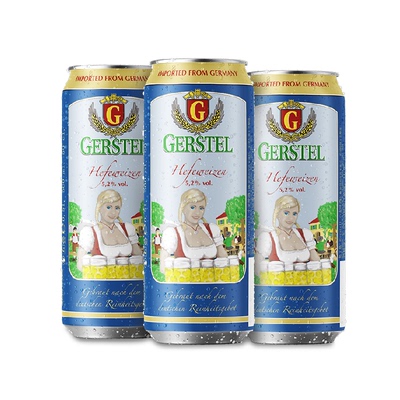 奥丁格500ml×3罐进口德啤白啤