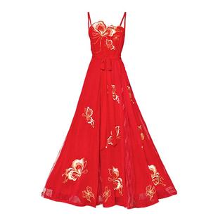 【如梦霓裳丨蝶恋花】唐制汉服女装红色诃子裙仙气大袖衫夏季日常