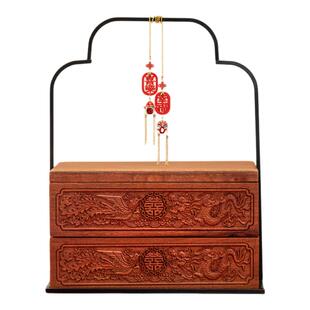 唐呈彩礼钱盒子提亲嫁妆订婚结婚陪嫁礼金箱20万现金礼金盒聘礼盒