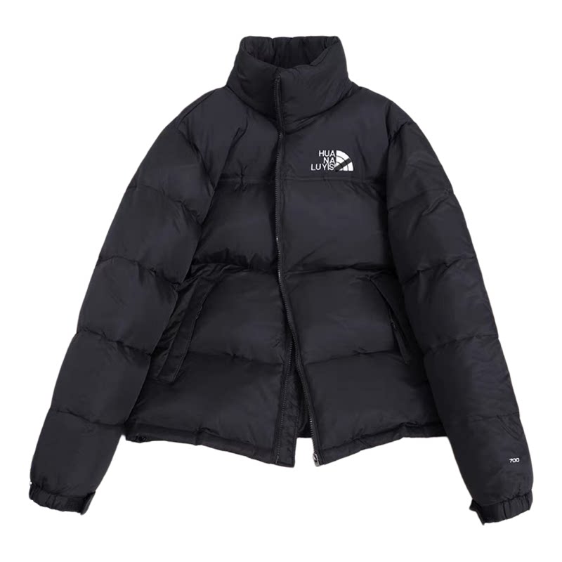 新款羽绒服冬季拼色面包服白鸭绒男女同款保暖情侣网红潮加厚外套