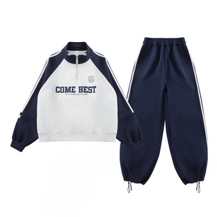 女童初高中学生套装春装洋气12儿童装春秋15大童超好看18岁两件套