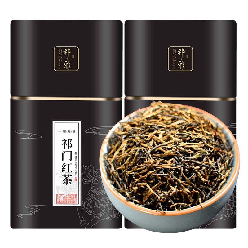 祁雅祁门红茶红金针红茶茶叶250g
