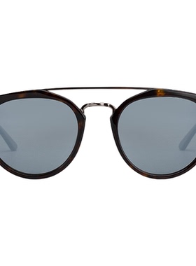 李维斯金属双梁椭圆防晒墨镜男女