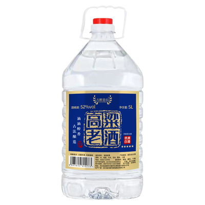 高粱老酒60度5L浓香型|千人回购