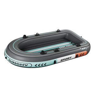 皮划艇充气船漂流冲锋舟野钓小船渔路亚艇气垫船橡皮艇钓鱼专用船