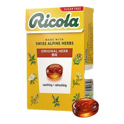 瑞士进口ricola利口乐润喉糖薄荷糖柠檬薄荷糖果网红零食教师礼物