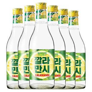 好天好饮韩国进口卡曼橘果味烧酒韩式微醺低度非清酒360ml*6瓶装