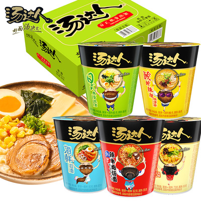 统一汤达人方便面日式豚骨拉面杯