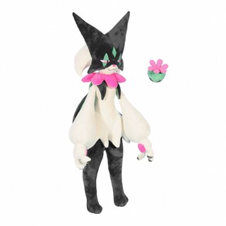 宠物小精灵玩偶魔幻假面喵大公仔动漫神奇宝贝新叶喵毛绒玩具周边
