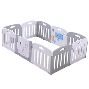 阿兹普&艾灿婴儿童游戏围栏宝宝爬行垫学步防护栏家用栅栏防推倒