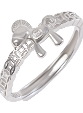 宫里上新正品纯银小马戒指