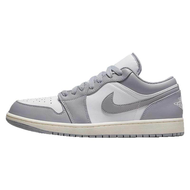 Nike/耐克Air Jordan 1 Low 低帮复古篮球鞋男黑白灰色553558-040