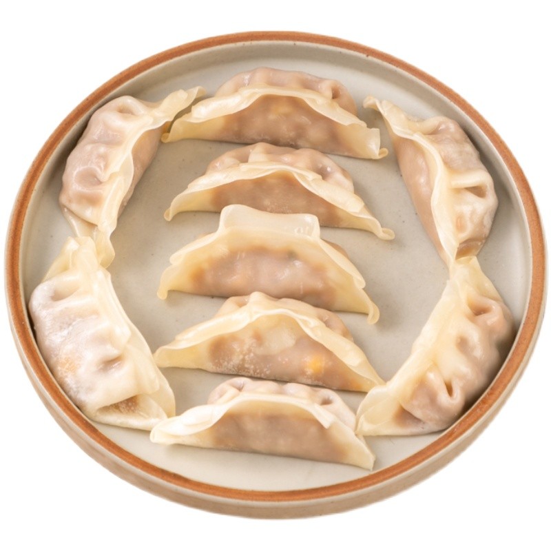 玉米猪肉蒸煎饺早餐速食预制点心