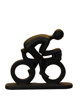 黑白经典运动单车轻奢酒柜装饰品摆件办公室书房客厅摆设乔迁送礼