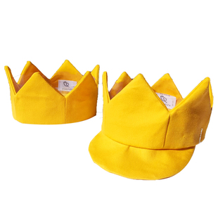 皇冠生日帽Crown Cap 小王子波吉同款金色可爱生日派对皇冠套头帽