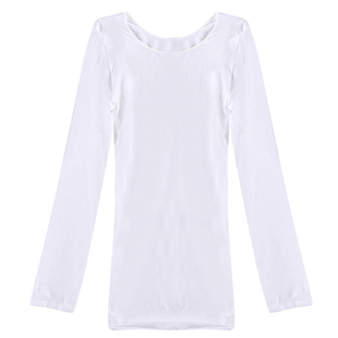 儿童舞蹈打底衫纯白色上衣肉色紧身隐形内衣女童演出服男童打底衣