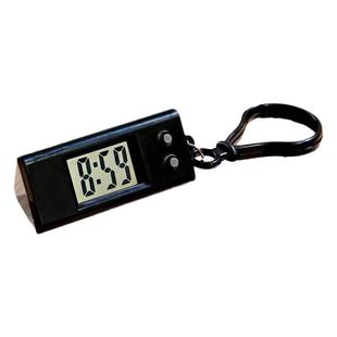 简约迷你时间表学生考试专用电子表宿舍桌面小时钟便携钥匙小挂表