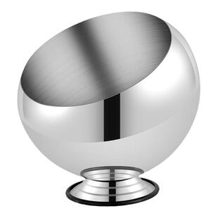 不锈钢桌面垃圾桶办公茶几台面果皮收纳桶创意烟盅酒吧KTV烟灰缸