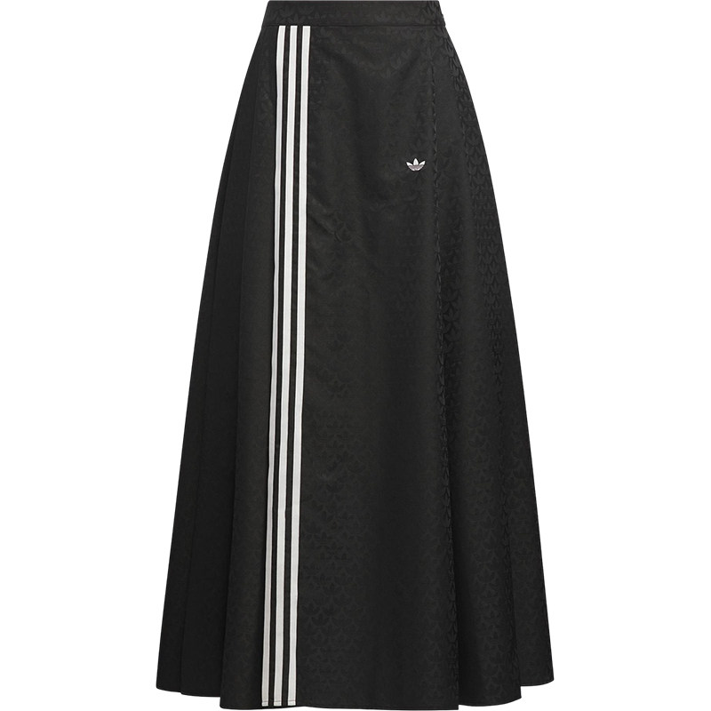 Adidas/阿迪达斯正品三叶草女士运动喇叭状时尚休闲半身裙KC5843