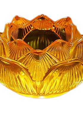 琉璃莲花供水杯佛前供佛水杯七供杯供奉菩萨净水杯佛堂贡杯财神杯