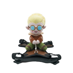 DOTA2老奶奶宠物胸背带电炎绝手 狗狗犬用背心刀塔游戏正版周边