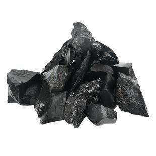 纯天然黑金石鱼缸造景峡谷风原生溪流石装饰石水族箱乌龟晒台沙石