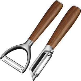 狂鲨德国进口削皮神器刮皮刀家用水果蔬菜去皮土豆打皮不锈钢刨子