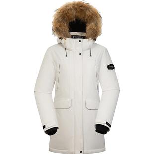 LAFUMA乐飞叶户外防水派克羽绒服情侣男女大鹅绒保暖工装防寒服