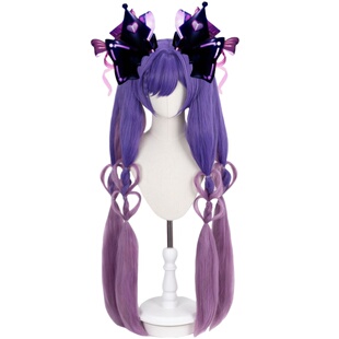 ND家】安琪拉库洛米之心三丽鸥联动 玉米须扎发cos假发