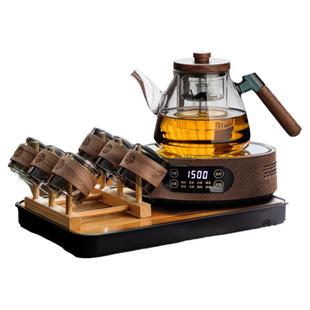 忆壶茶2025新款煮茶炉茶具套装玻璃煮茶壶泡茶家用小型电陶炉茶盘