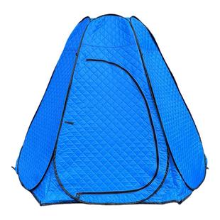 双人冰钓帐篷户外露营加厚自动半底冬钓帐篷防风保暖加棉六边帐篷