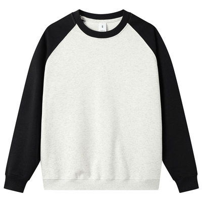 350G插肩袖落肩圆领卫衣