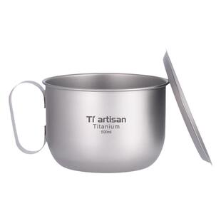 钛工匠户外纯钛咖啡杯钛杯办公纯钛杯露营随手杯徒步便携纯钛水杯