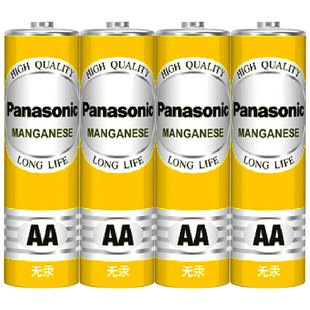 松下5号7号碳性电池电视空调遥控器钟表aa a五号七号40粒儿童玩具挂钟鼠标话筒一次性普通干电池正品1.5V批发