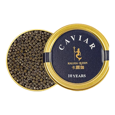 卡露伽10年鲟鱼子酱米其林三星标