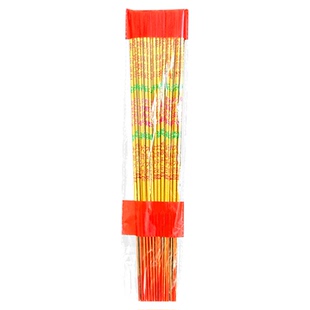 印字彩金香竹签招财香财神长香烫金五彩居家寺庙节日拜神供佛大香