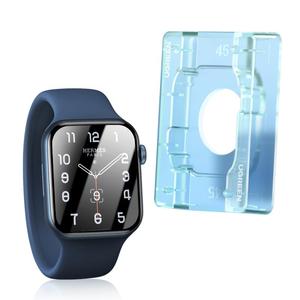 绿联applewatch保护膜S9适用苹果手表iwatch保护膜S9水凝膜S8贴膜S7膜ultra2保护watch7全屏s6覆盖se2钢化膜