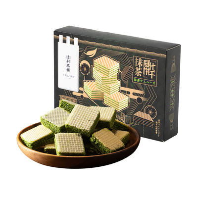 辻利茶铺抹茶威化饼干