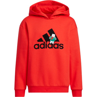 Adidas/阿迪达斯正品当季新款大童加绒保暖运动卫衣IA9110